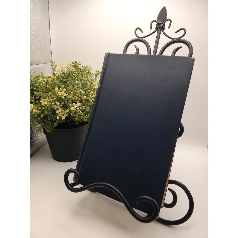 Pier 1 Imports Villa Wrought Iron Decorative Scroll Easel Stand
